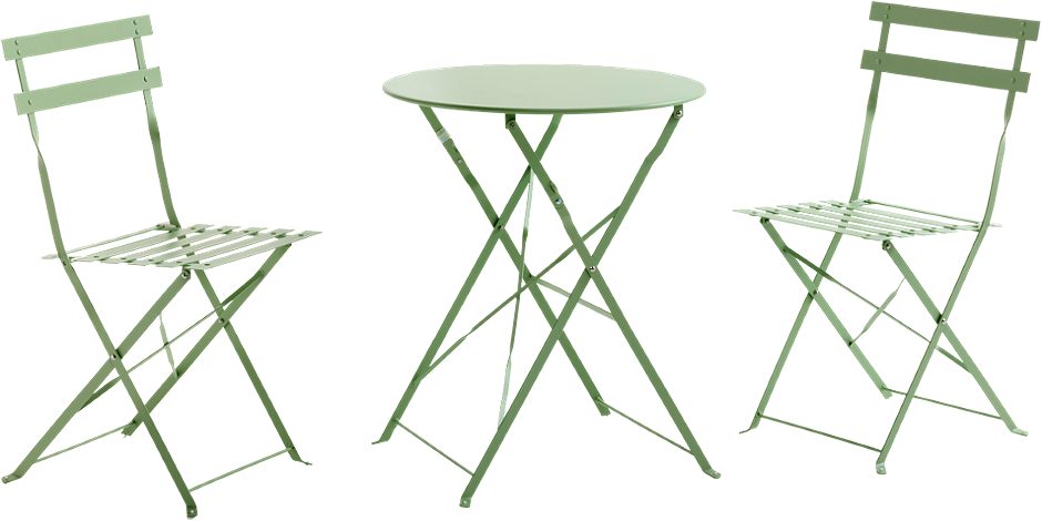 Bistroset Metall 3 Teilig